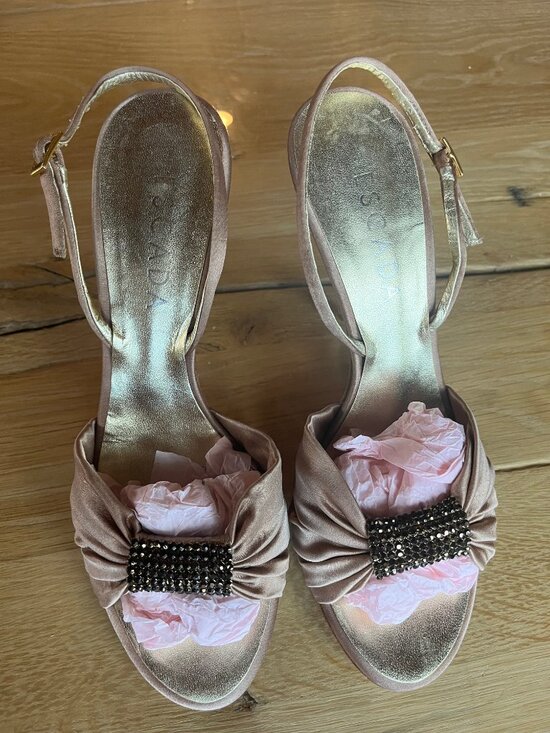 Escada Shoes - Escada Satin Heels